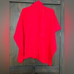 Katie Knit Solid Keyhole Wrap one size Red Photo 1