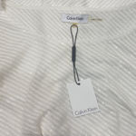 Calvin Klein Women's White 3/4 Sleeve Crewneck Sequin Pullover Top XL Holiday Photo 3