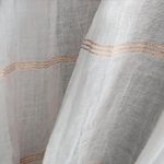 Gap COPY - NWOT  Women's White Rose Gold Stripe Oblong Scarf One Size 76" Photo 5