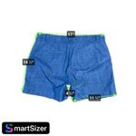 Isaac Mizrahi New York Women's Blue Tailored Shorts Size 8 Flat Front Cotton Photo 5