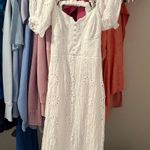 Lulus White Midi Dress Photo 5