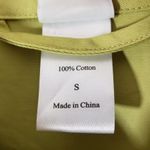 Garnet Hill Women's Small Green Solid Trench, Belted Jacket Photo 4