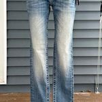 Miss Me Stretch Denim Low Rise Embellished Signature Skinny Jeans~27~NWT Photo 0