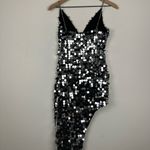 H:ours Revolve  Silver Disco Ball Bella Cocktail Midi Dress Sz XS Photo 6