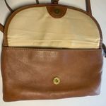 Lucky Brand Brown Leather Wallet Size Crossbody Purse. 2170 Photo 3