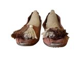 PIA MIA Dark Pink Tassel Espadrilles Loafers, Size 38 or 7.5 Photo 2