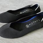 Rothy's The Flat Black Halo Womens Size 9.5 Ballet Round Toe Retired Eco Photo 0