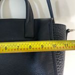 Coach EUC Bleecker Mini Riley Carryall Black Pebbled Leather Crossbody Strap Photo 11