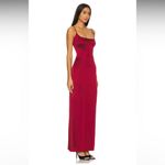 NBD  Suman Maxi Dress in Deep Red Photo 1