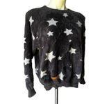 Simply Southern  Fuzzy Star Sweater, Sz M Photo 4