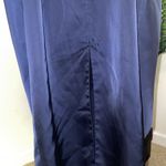 Ronny Kobo Pradova Navy Blue Strapless Rosette Formal Dress Large Photo 6