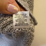 NWT La Miel Soft Gray Knit Oversized Sweater V Photo 6