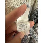 Peach Love California Peach Love Oversized Distressed White and Grey Sweater Size Large Sweatshirt Photo 3