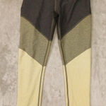 Outdoor Voices Tri-Color 7/8 Springs Leggings Green Grey Women's size Small Photo 0