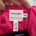 Anthropologie Anthropology by Michael Stars Shine Hot Pink Scoop Neck Top Size XS/S Short Sl Photo 11