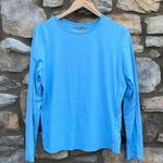 Hang Ten  light blue rash guard shirt size womens large Photo 4