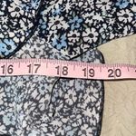 Sonmer Womens Floral Long Sleeve Ruffle Trim Maxi Dress Blue Multi Small NWT‎ Photo 8