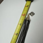 Kendra Scott  Glam Rocks Black Gold Tone Reese Multi Chain Necklace 32 Inch Photo 12