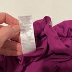 Avon sz L raspberry drapy flowy rhinestone embellished front knit top EUC Purple Size L Photo 4