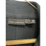 The Limited  Women's Black Cotton Blend Blazer Jacket - Size L Photo 4