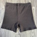 SKIMS  Dark Chocolate Waffle Knit Shorts - L Photo 3
