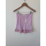 Urban Outfitters NWT  Luccia Lace Trim ‎ Mini Slip Skirt Size Small Photo 2