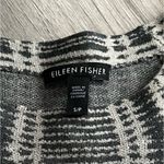 Eileen Fisher Ash Gray Sleek Tencel Merino Wool Boxy Sweater Top | Small Photo 9