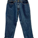 L.L.Bean Vintage 90s  Flannel Lined Jeans Mom Core High Waisted Denim, Size 10P Photo 0