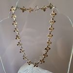 Sterling Silver & Crystals Hand Crafted Choker Necklace Photo 0