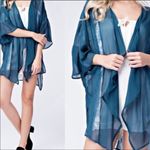 Honey Belle Chiffon Lacey Kimono Photo 3