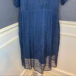 Chan Luu Embroidered Chiffon Slip Dress Photo 2