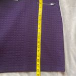 Laundry by Shelli Segal Purple Ribbed Pencil Skirt Photo 7