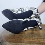 Steve Madden  Snakeskin Print Thigh High Boot Size 7 Over-The-Knee Stretch Boots Photo 7