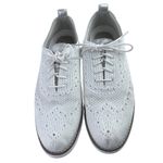 Cole Haan  Original Grand Wingtip Silver Metallic Lace Up Oxford Shoes Size 7B Photo 1