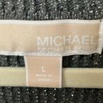Michael Kors MICHAEL : Gray/ Silver Metallic Sweater Dress- L Photo 1