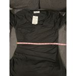 MM. LAFLEUR Annabel Black Midi Dress Stretch Business Casual Size Large Photo 10