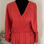 Mittoshop -Apricot Lane Boutique Rayon Dress. Size Medium Burnt Orange Photo 1