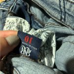 Rock & Republic  Blue Ankle Cropped Jeans Distressed Photo 3