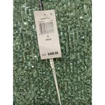 Lavish Lice LAVISH ALICE SEQUIN FEATHER EMBELLISHED MIDI DRESS SAGE Size 2 Photo 8