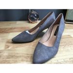 French Connection  kate Women's 7.5 Gray Slip-On Pointed Toe Party Pump Heels Photo 3