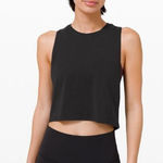 Lululemon ✨ Cut Back Crop Black Sz Small Tank Top✨ Photo 0