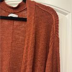 Sonoma Women's Brown/Rust Open Front Cardigan Sweater Photo 2