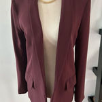 H&M  Burgundy blazer oversized size 2 office blazer classy blazer Photo 0