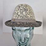 BCBGeneration  Gray Angora Blend With Grosgrain Bow Fedora Hat NWT Photo 0