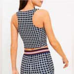 Lou & grey LOFT Geo Luvstretch Racerback Bralette blue white geometric medium Photo 1