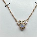 Disney  Minnie Mouse Gold Flash Plated Necklace Rose Gold NEW Photo 3