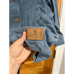 Lauren Ralph Lauren Dusty Blue Linen Lagenlook Minimalist Quiet Luxury Jacket Size M Photo 1