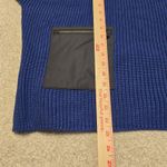 Alp N Rock Brooklyn Oversized Chunky Knit Indigo Blue Pockets Sweater Sz M/L Photo 4