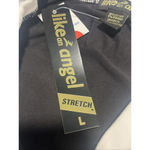 Like an angel  Tube Top Womens Size Large Black White Sports Cropped Sleeveless Photo 6