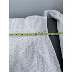 CeCe White Eyelet Fabric Large Bell Sleeves Ruffled Cuffs Mini Dress Size 10 Photo 7